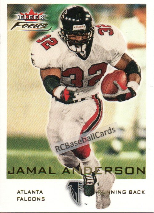 2000 Donruss Stat Line Season #6 Jamal Anderson/32 - @WHS - NM-MT