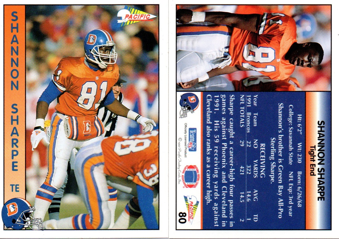 1992-1994 Denver Broncos football cards offered by RCSportsCards