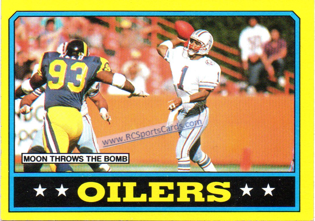 Mavin  Warren Moon Fleer 1991 Card #70 Houston Oilers NFL Football Hall of  Fame HOF