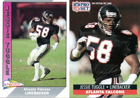  1991 Score Football #58 Jessie Tuggle Atlanta Falcons Official  NFL Trading Card : Collectibles & Fine Art